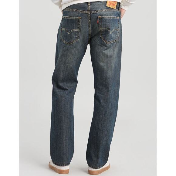 Levi's 559 Men's Blue Relaxed Fit Straight Leg Denim Jeans Size 34/30 - Picture 2 of 7